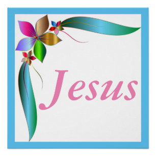 JESUS BLUME RIBBON POSTER