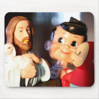 Jesus, Bob und das Fernsehen Yubby Mousepad