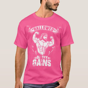 Jesus Bodybuilding T-Shirt - Lustiges Jesus-Gewich