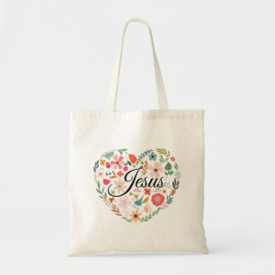 Jesus Boho Christlich Heart Motif Inspiration Tragetasche