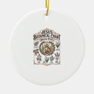 Jesus Botanischer Chart Biblische Pflanzen Jesus B Keramik Ornament