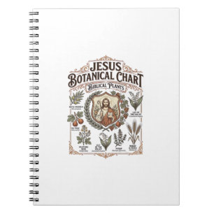 Jesus Botanischer Chart Biblische Pflanzen Jesus B Notizblock