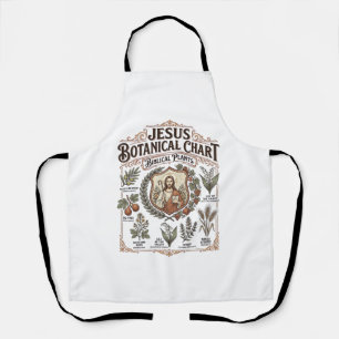Jesus Botanischer Chart Biblische Pflanzen Jesus B Schürze