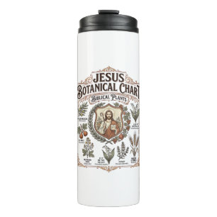 Jesus Botanischer Chart Biblische Pflanzen Jesus B Thermosbecher
