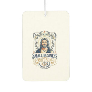Jesus Boutique Kleinunternehmer-Shirt Christia Autolufterfrischer