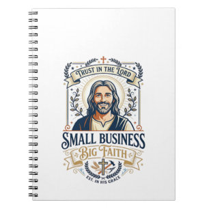 Jesus Boutique Kleinunternehmer-Shirt Christia Notizblock