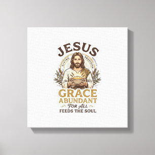 Jesus Bowling Vintage-Shirt Christliches Grafik_1 Leinwanddruck