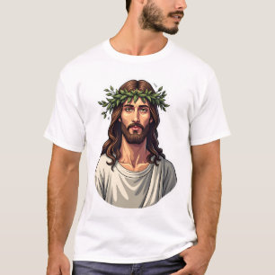 Jesus Branch Wappen Vintage Gravur T-Shirt