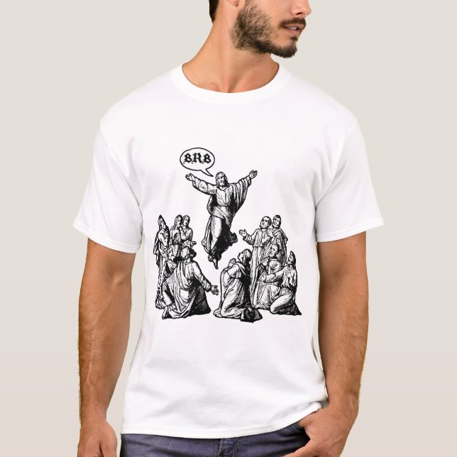 Jesus BRB lol Shirt (Vorderseite)