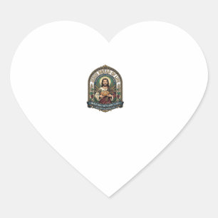 Jesus Brot des Lebens Jesus Brot Leben Bäckerei Ch Herz-Aufkleber