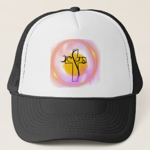 Jesus Bubble Trucker Hat Truckerkappe