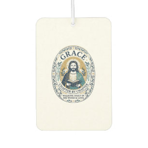 Jesus Buchclub Lesegemeinschaft Grafik T-Shirt Chr Autolufterfrischer