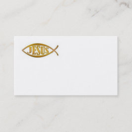 JESUS BUSINESS CARD CHRISTLICH VISITENKARTE