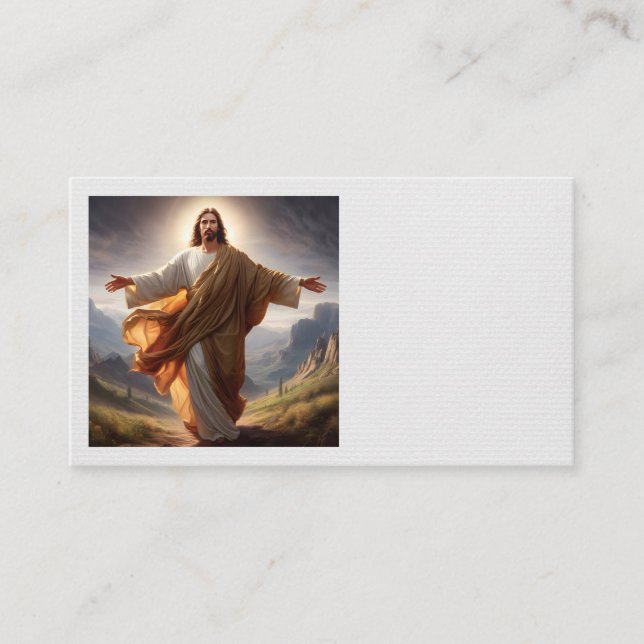 Jesus Business Cards Visitenkarte (Vorderseite)