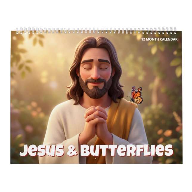 Jesus & Butterflies Calendar Kalender (Titelbild)