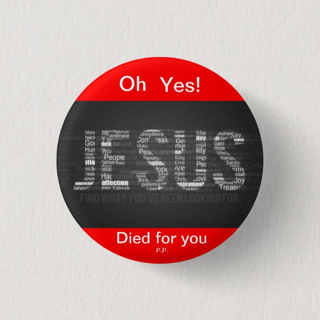 Jesus Button (Vorderseite)