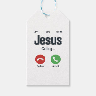 Jesus Calling Telefonbildschirm Christliches T-Shi Geschenkanhänger