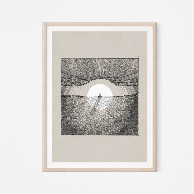 Jesus Calms Storm, DIGITAL PRINT!!, Hush Be Still, Poster (Von Creator hochgeladen)