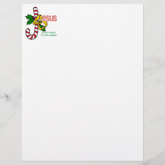 Jesus Candy Cane Stationery