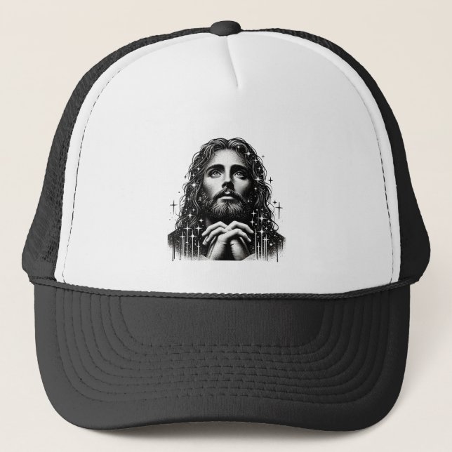 Jesus Cap. Truckerkappe (Vorderseite)