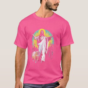 Jesus Capybara Whisperer - Funny Christlich Religi T-Shirt
