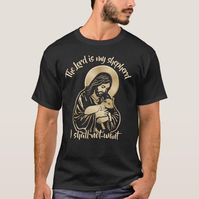 Jesus Caring Shepherd T-Shirt (Vorderseite)
