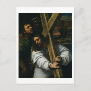 Jesus Carry the Cross, c.1535 (Öl auf Tafel) Postkarte