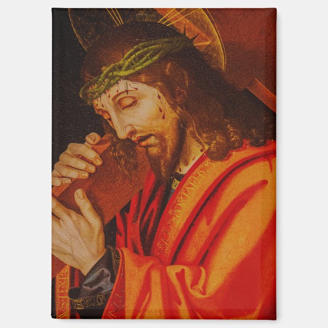 Jesus carrying the cross magnet (Vorderseite)