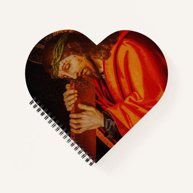 Jesus carrying the cross notebook notizbuch (Vorderseite)