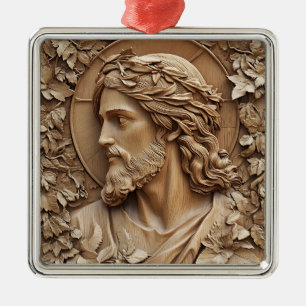 Jesus Carving Ornament Aus Metall