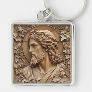 Jesus Carving Schlüsselanhänger