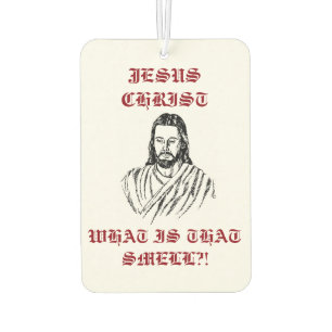 Jesus Christ Air Freshener Autolufterfrischer