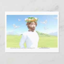 Jesus Christ and the Crowning with Thorns Postkarte