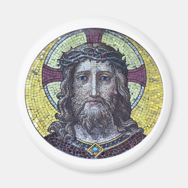 Jesus Christ - Antikes Portrait (Magnet) Magnet (Vorne)