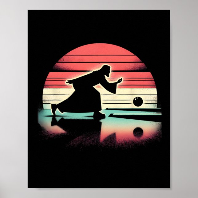 Jesus Christ Bowler - Christliches religiöses Feue Poster (Vorne)