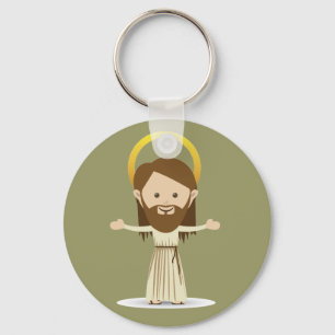 Jesus Christ Button Schlüsselanhänger