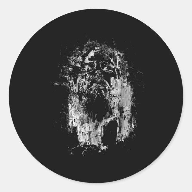 Jesus Christ Christian Faith  Runder Aufkleber (Vorderseite)