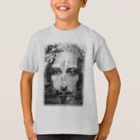 Jesus Christ Collage halftone schwarz + deine Idee
