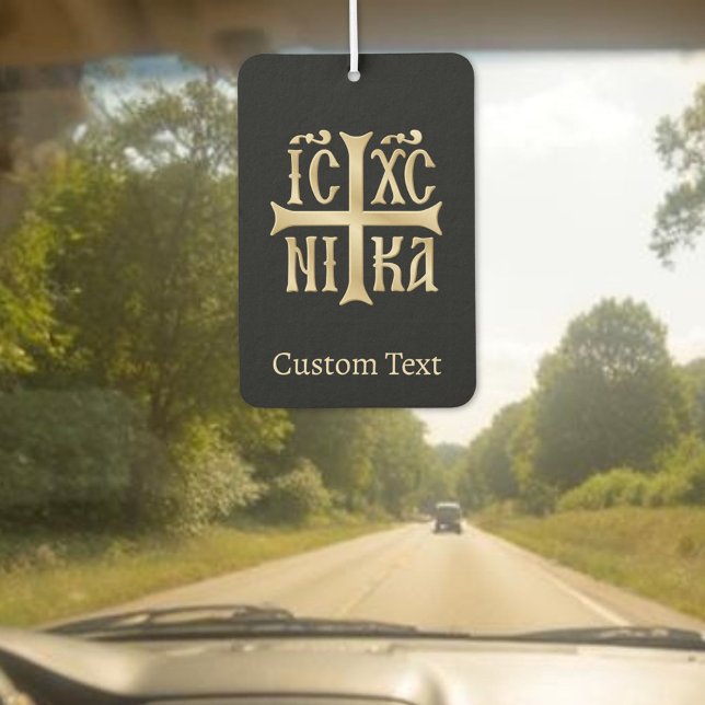 Jesus Christ Conquers Emblem Autolufterfrischer (Von Creator hochgeladen)