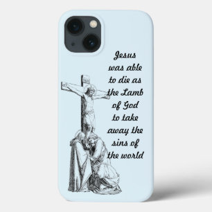 Jesus Christ Crucifixion cross Bible Quotes Case-Mate iPhone Hülle