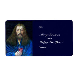 JESUS CHRIST, DAS CHALICE-ETIKETT