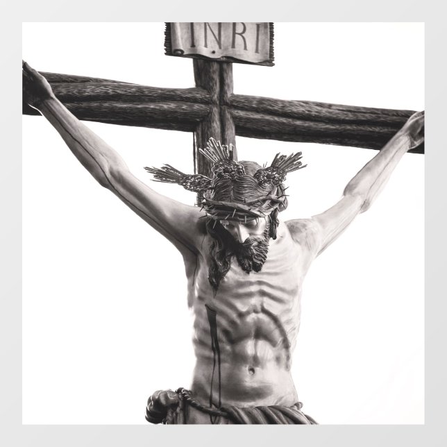JESUS CHRIST FENSTERAUFKLEBER (Blatt)
