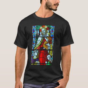 Jesus Christ Festgelegtes Glas Kirchengott Chris T-Shirt