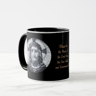 Jesus Christ & Gebet "Psalm 113:2 Bless" Kaffee Tasse