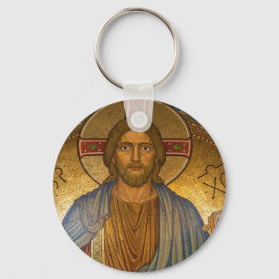Jesus Christ IC XC Button Schlüsselanhänger