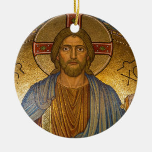 Jesus Christ IC XC Ornament Round