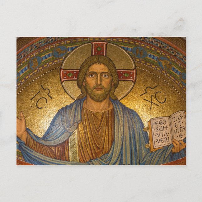 Jesus Christ IC XC Postcard Postkarte (Vorderseite)