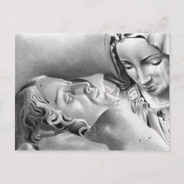 Jesus Christ Jungfrau Mary Postcard Postkarte (Vorderseite)