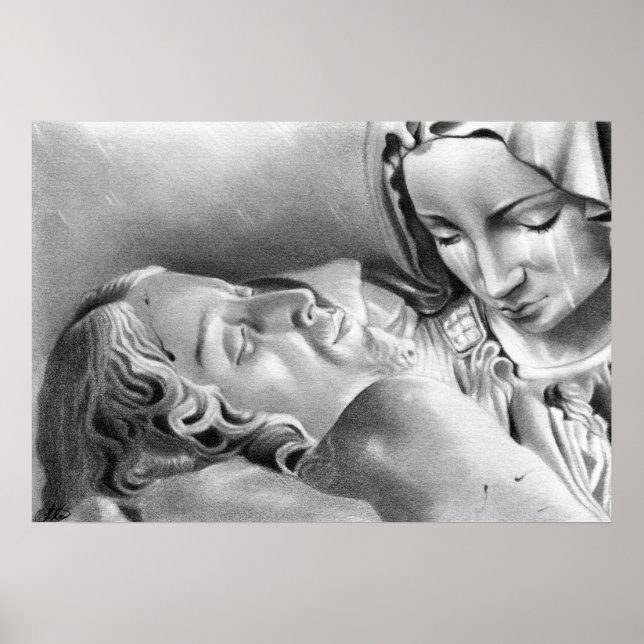 Jesus Christ Jungfrau Mary Poster (Vorne)