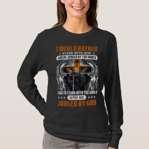 Jesus Christ Lion Cross Ritter Zitat Sprichwort fü T-Shirt